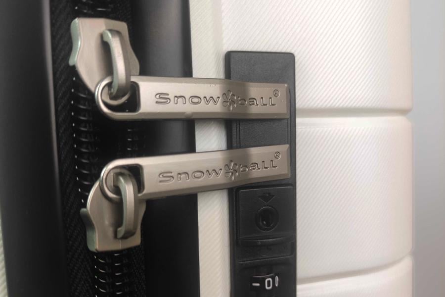 Чемодан для ручной клади Snowball 33703 маленький 36 л Белый (33703-S-White) - фото 6