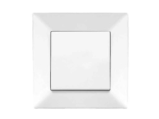 Вимикач 1-клавішний Viko Meridian 90970001-WH Білий (90970001-WH)