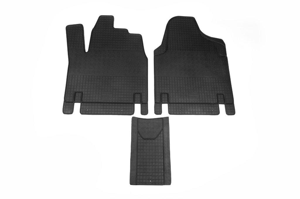 Коврики автомобильные PolyteP для Fiat Scudo Combinato 220P 1996-2006 г. 3 шт. Черный (1484866601)