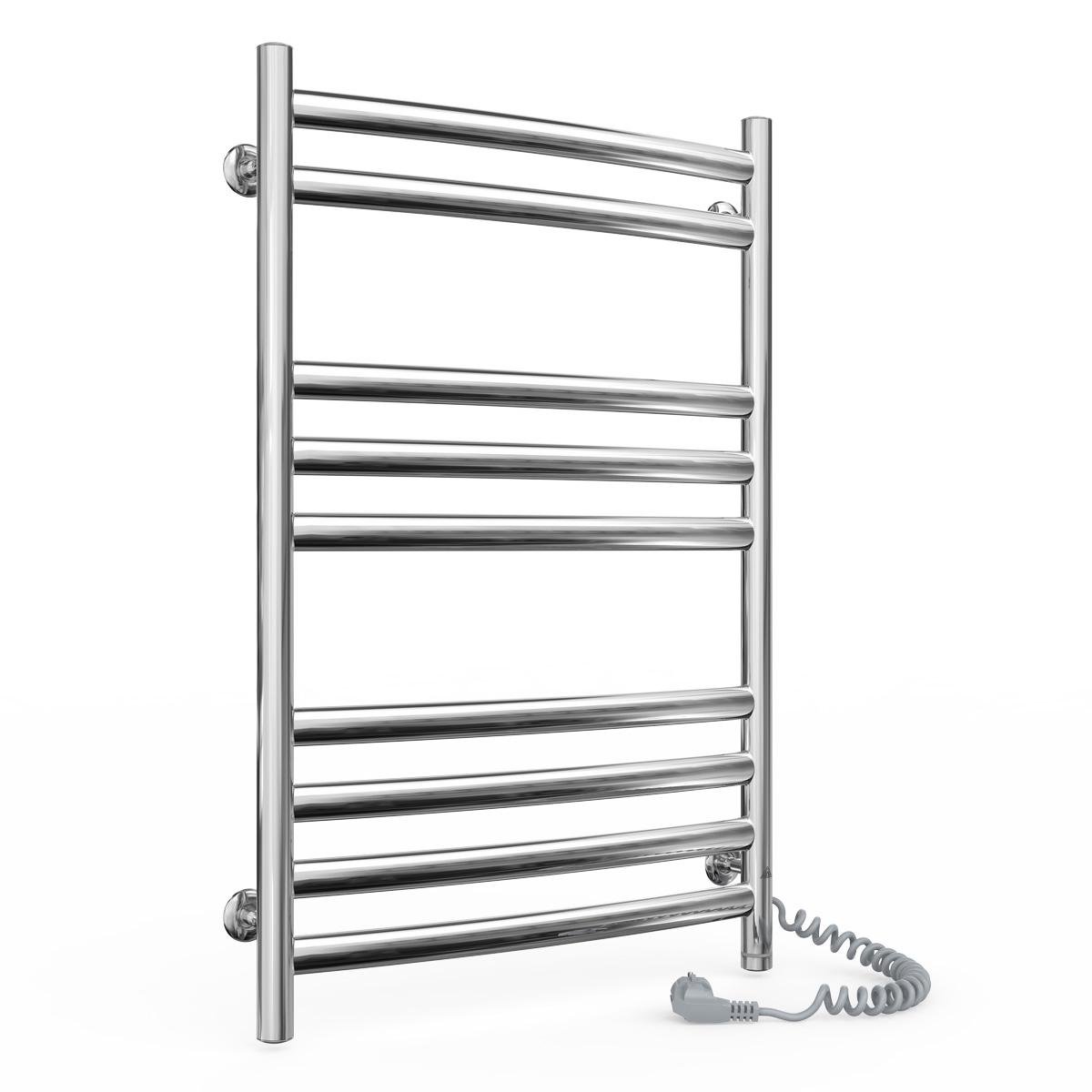 Рушникосушарка електрична для ванної Laris Класик Преміум П9 з сенсорним керуванням з нержавіючої сталі 500х800 мм Хром (147-127-73207803)