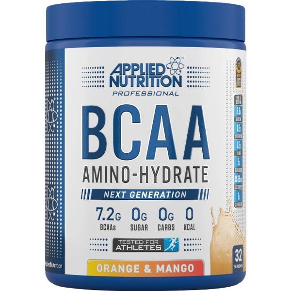 Аминокислота BCAA для спорта Applied Nutrition Bcaa Amino Hydrate Апельсин Mango 450 г 32 порций (000021751)