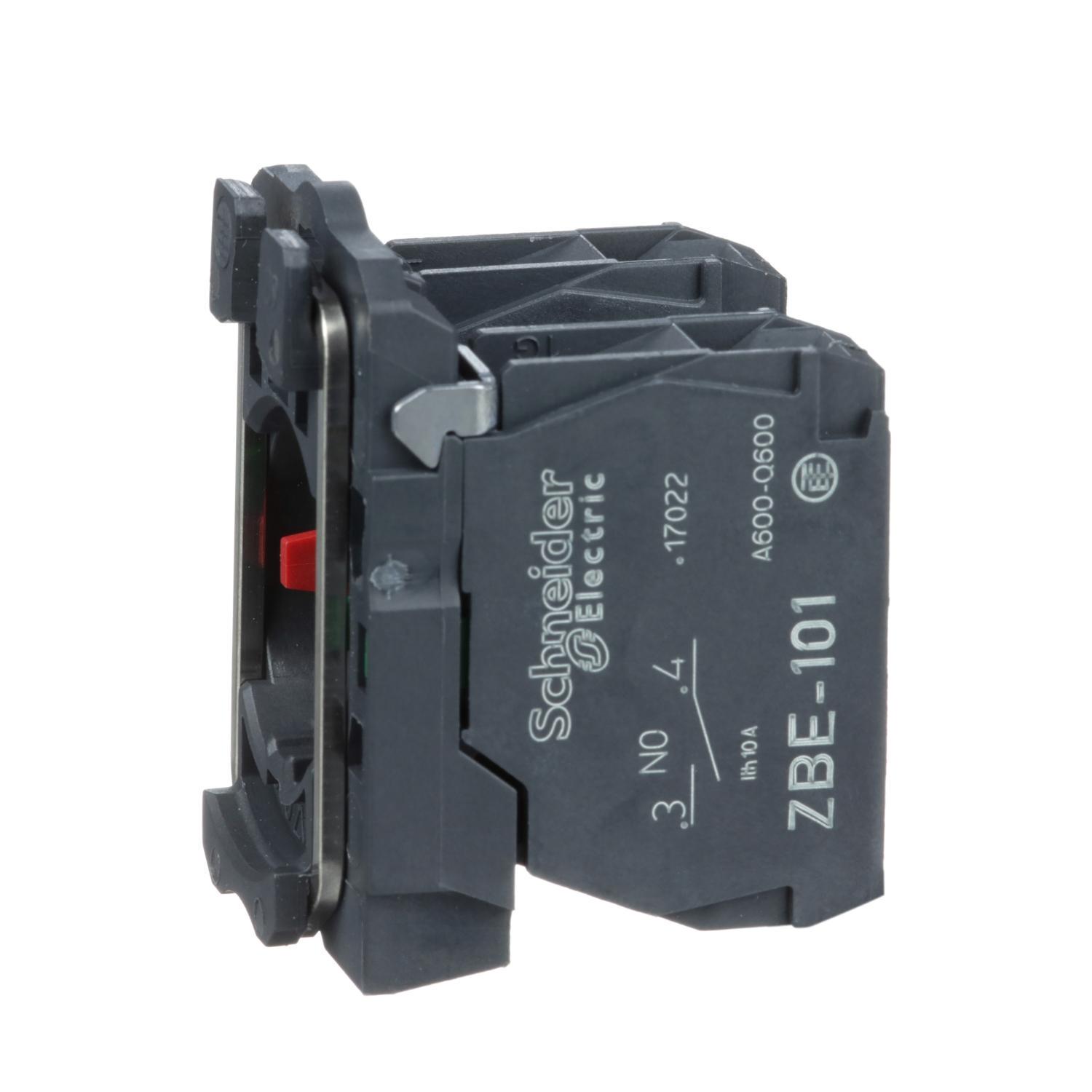 Корпус кнопки с контактом Schneider Electric Harmony 1NO+1NC 3A 240V AC/DC с винтовым зажимом (ZB5AZ105)