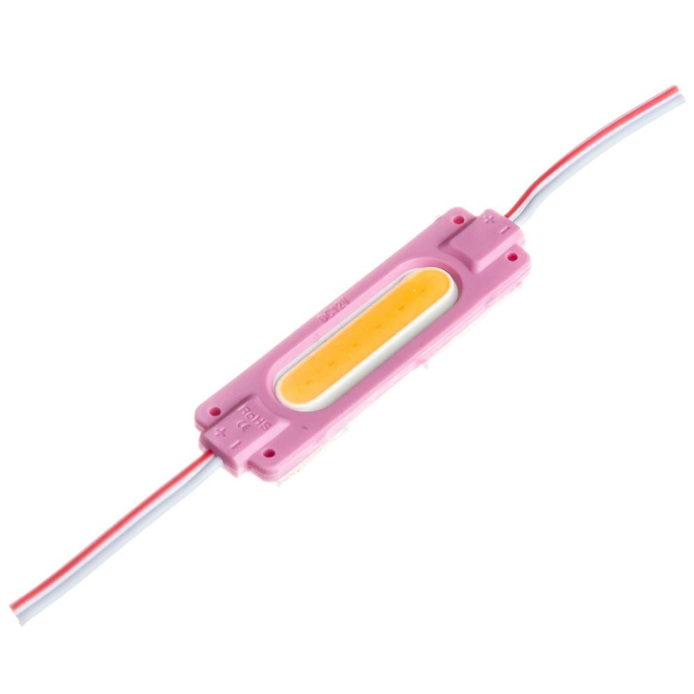 Светодиодный модуль MTK COB-1LED-P-2W Розовый матовый (27770898)
