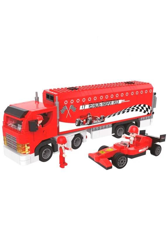 Конструктор Limo Toy KB 107 Трейлер і перегонова машина F1 524 деталей (404678)