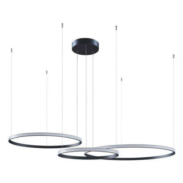 Люстра Kloodi KD-RG MULTI UP 1000/1200/1400 4K BK Ring Giza Multi Up 217 Вт 10850 лм 4000K