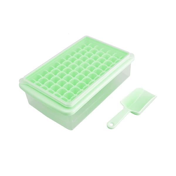 Форма для льда с контейнером и лопаткой Hoz Салатовый (MMS-R84609)