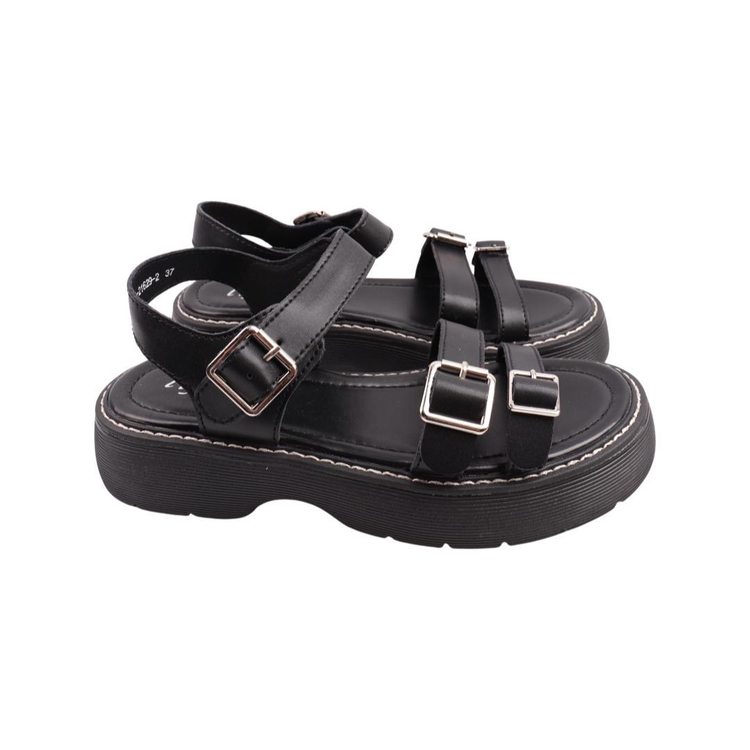 Босоніжки жіночі Li Fexpert зі шкіри р. 37 Чорний (959-22LBC)