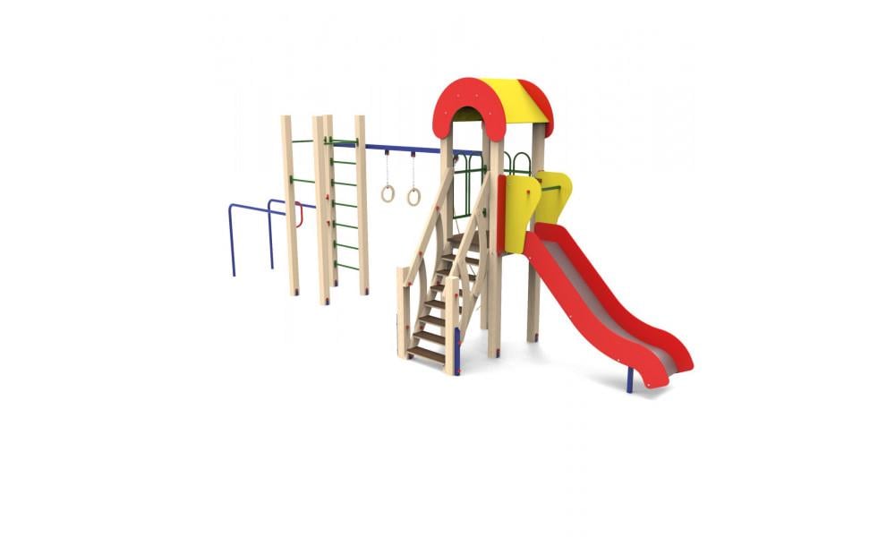 Детский игровой комплекс Tivoli-land Замок 4-1 7260x1565x2935 мм