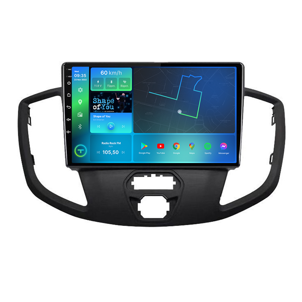 Автомагнитола штатная Torssen F96128 для Ford Transit 2020- г. USA 4G/Carplay/DSP 6/128 GB 9" (202302046)