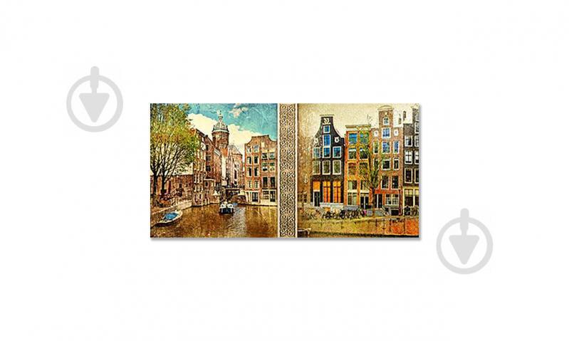 Наклейка виниловая на стол Zatarga «Старинный Амстердам» 600х1200 мм Z180853st