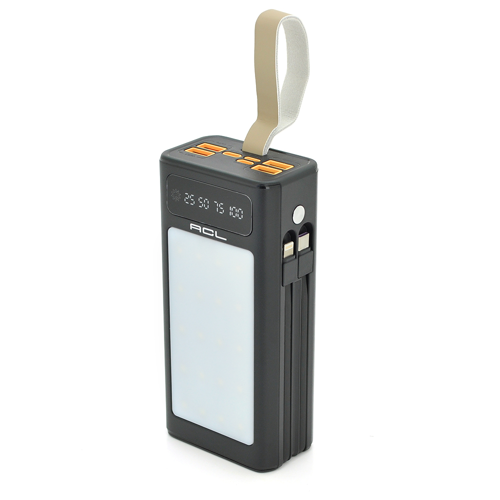 Повербанк ACL PW-85 30000 mAh в прикуриватель Type-C Lighting Черный (YUT_V7242)