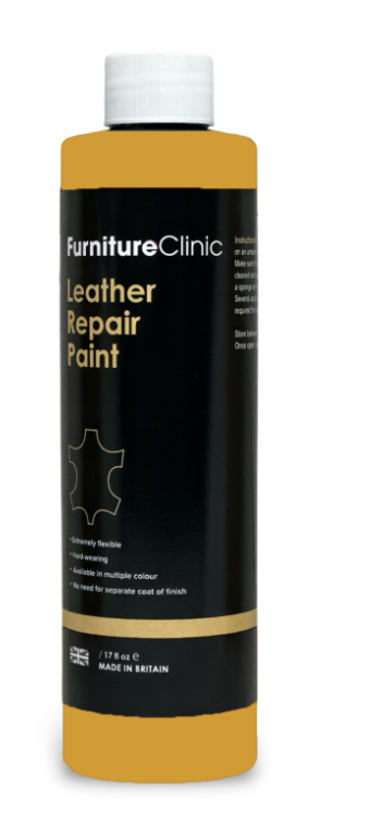 Краска для кожи Furniture Clinic Leather Repair Paint 250 мл Желтый (21782413)