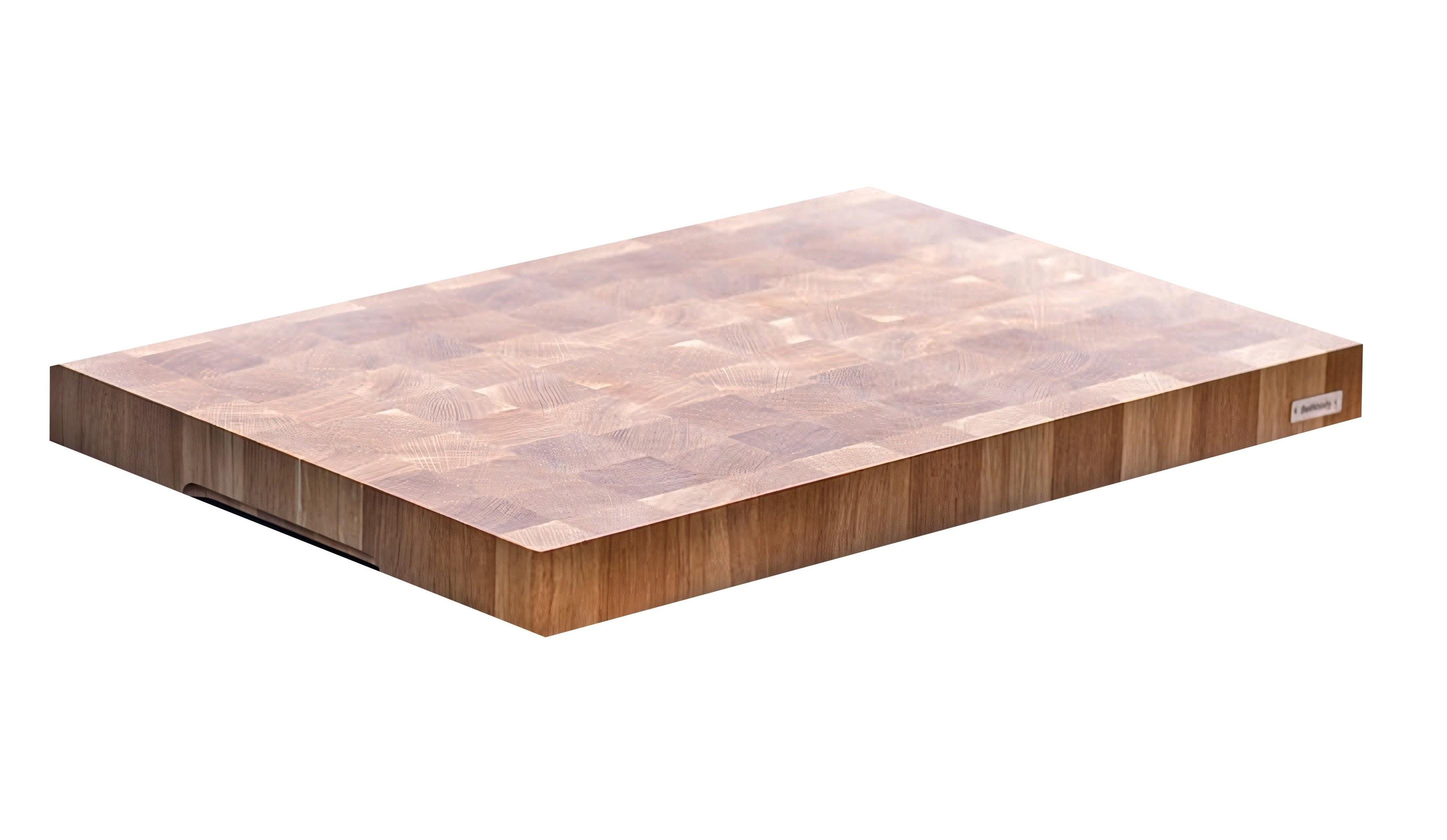 Доска торцевая кухонная BVD82 из дуба профессиональная 60х40 см (1254)