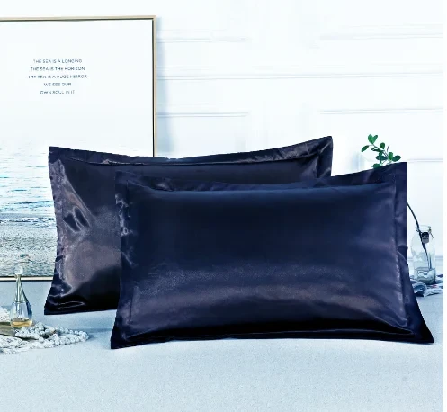 Комплект постільної білизни Moka Textile полуторний 2 наволочки 50х70 см/70х70 см Темно-Синій (2392405727) - фото 6 Комплект постільної білизни Moka Textile полуторний 2 наволочки 50х70 см/70х70 см Темно-Синій (2392405727) - фото 6