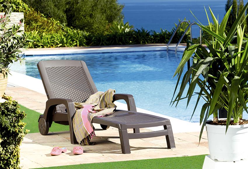 Лежак Bica MIAMI Коричневый (1888) - фото 3 Лежак Bica MIAMI Коричневый (1888) - фото 3