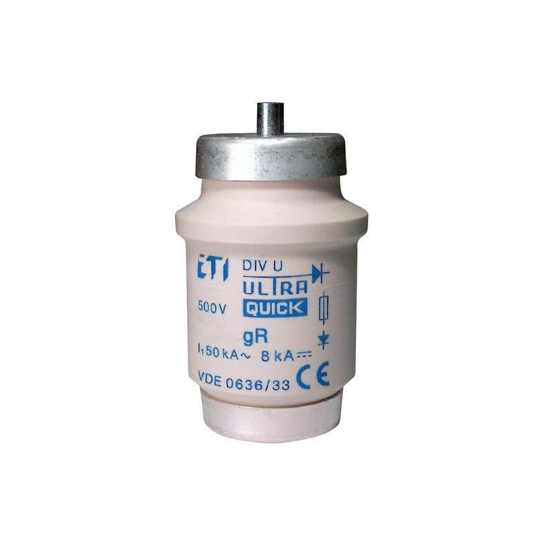 Запобіжник циліндричний плавкий ETI DIVUQ 80A gR DIV 500 В 50кА (4324001)