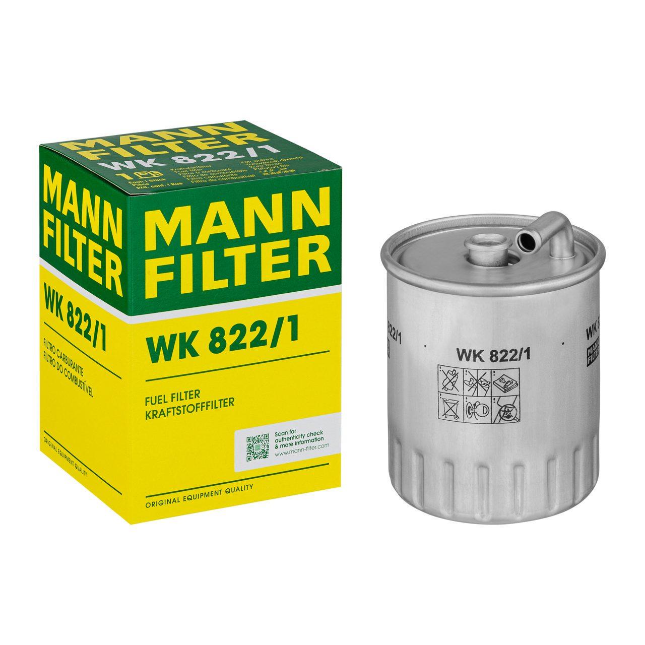 Паливний фільтр Mann-Filter (WK822/1)