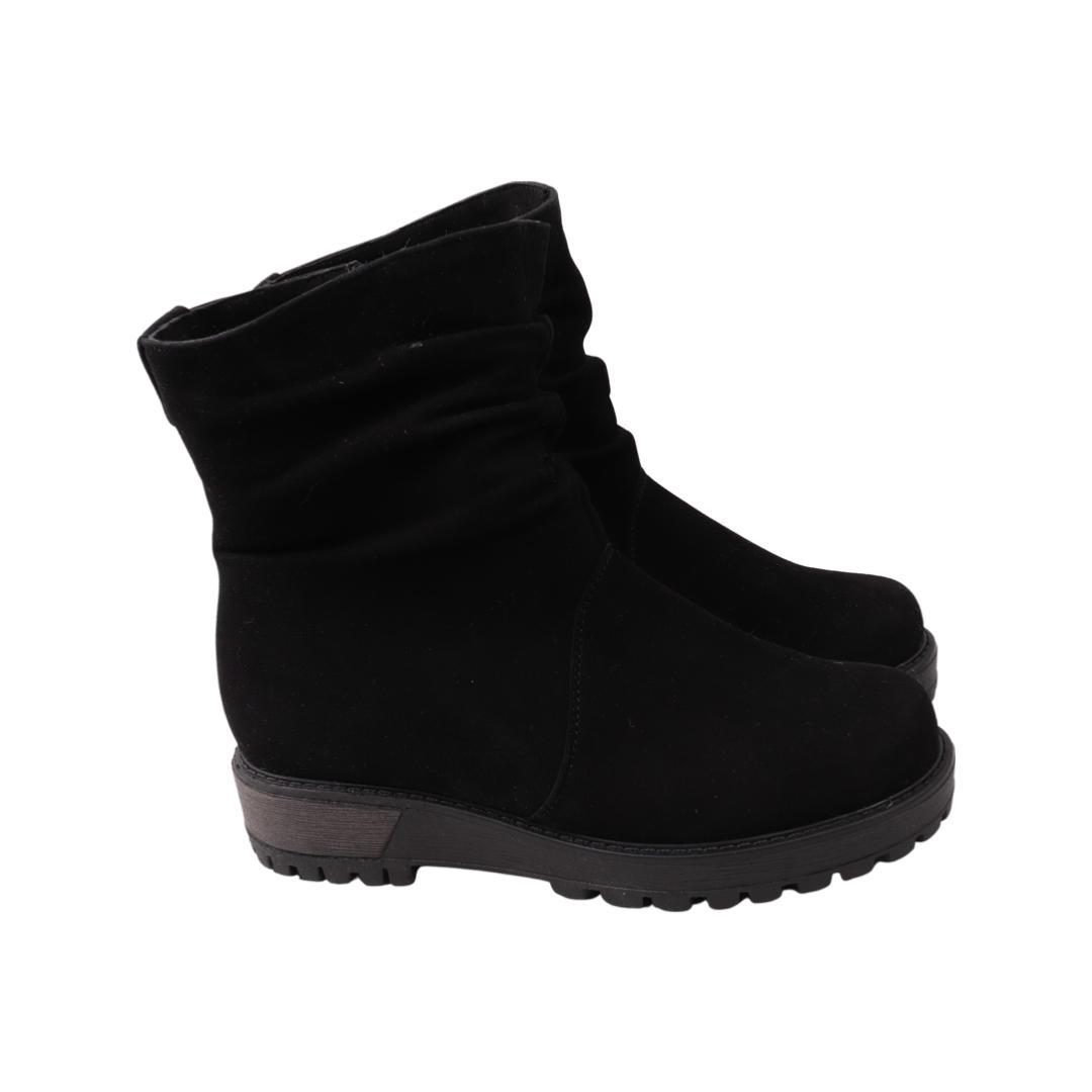 Ботинки женские Avelini из замши р. 40 Черный (15-7/22ZHC)