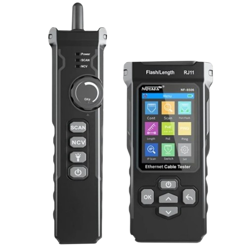 Тестер кабельный Noyafa NF-8506 проверка CAT5/Cat5e/CAT6 типа STP/UTP до 200 м (36522540) Тестер кабельный Noyafa NF-8506 проверка CAT5/Cat5e/CAT6 типа STP/UTP до 200 м (36522540)