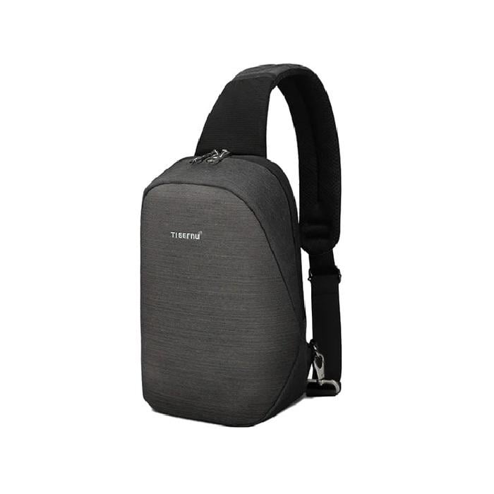 Мужская сумка через плечо Tigernu T-S8061 Черно-серый