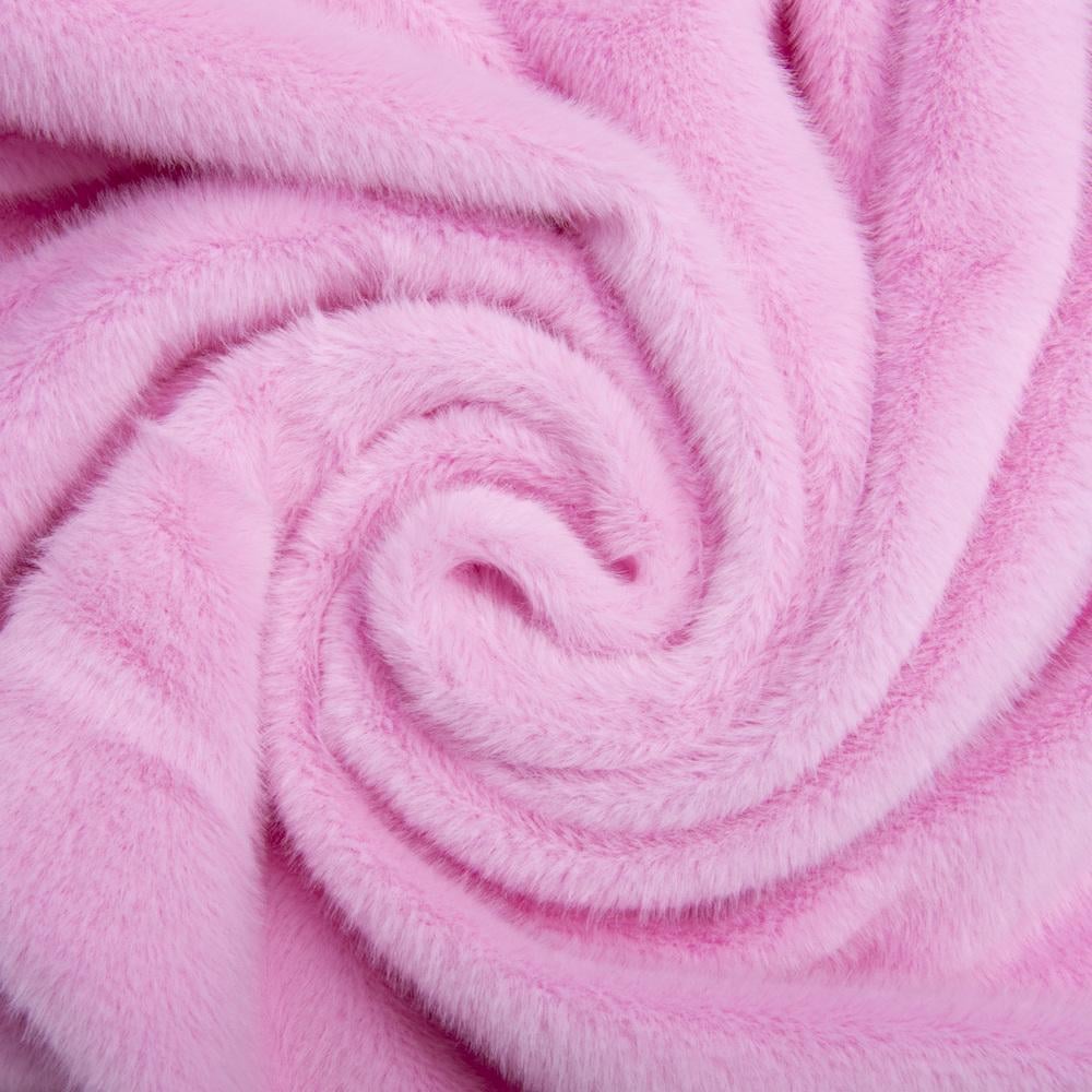 Ткань мех искусственный Барби Розовый (23568)