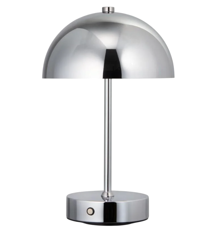 Лампа-нічник d 16 см висота 25 см Хром (13fa5b25)