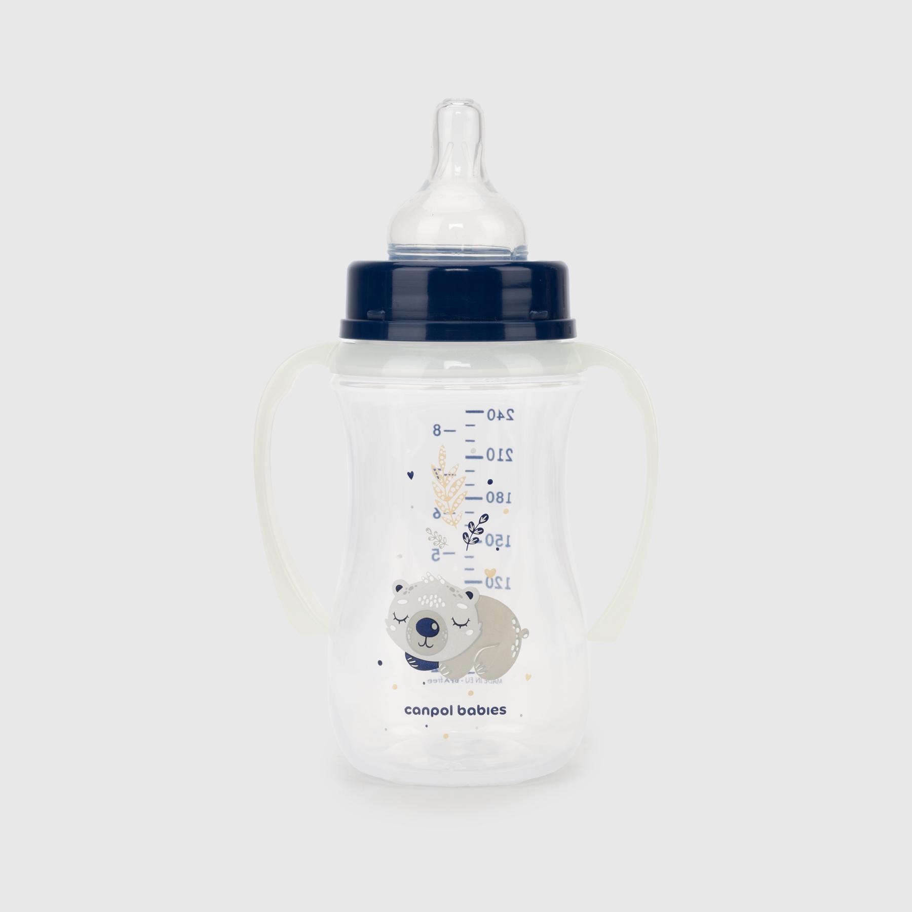Бутылочка антиколиковая Canpol Babies 35/237_blu Easystart Sleepy Koala с широким отверстием 240 мл Голубой (2000990204189) - фото 4 Бутылочка антиколиковая Canpol Babies 35/237_blu Easystart Sleepy Koala с широким отверстием 240 мл Голубой (2000990204189) - фото 4