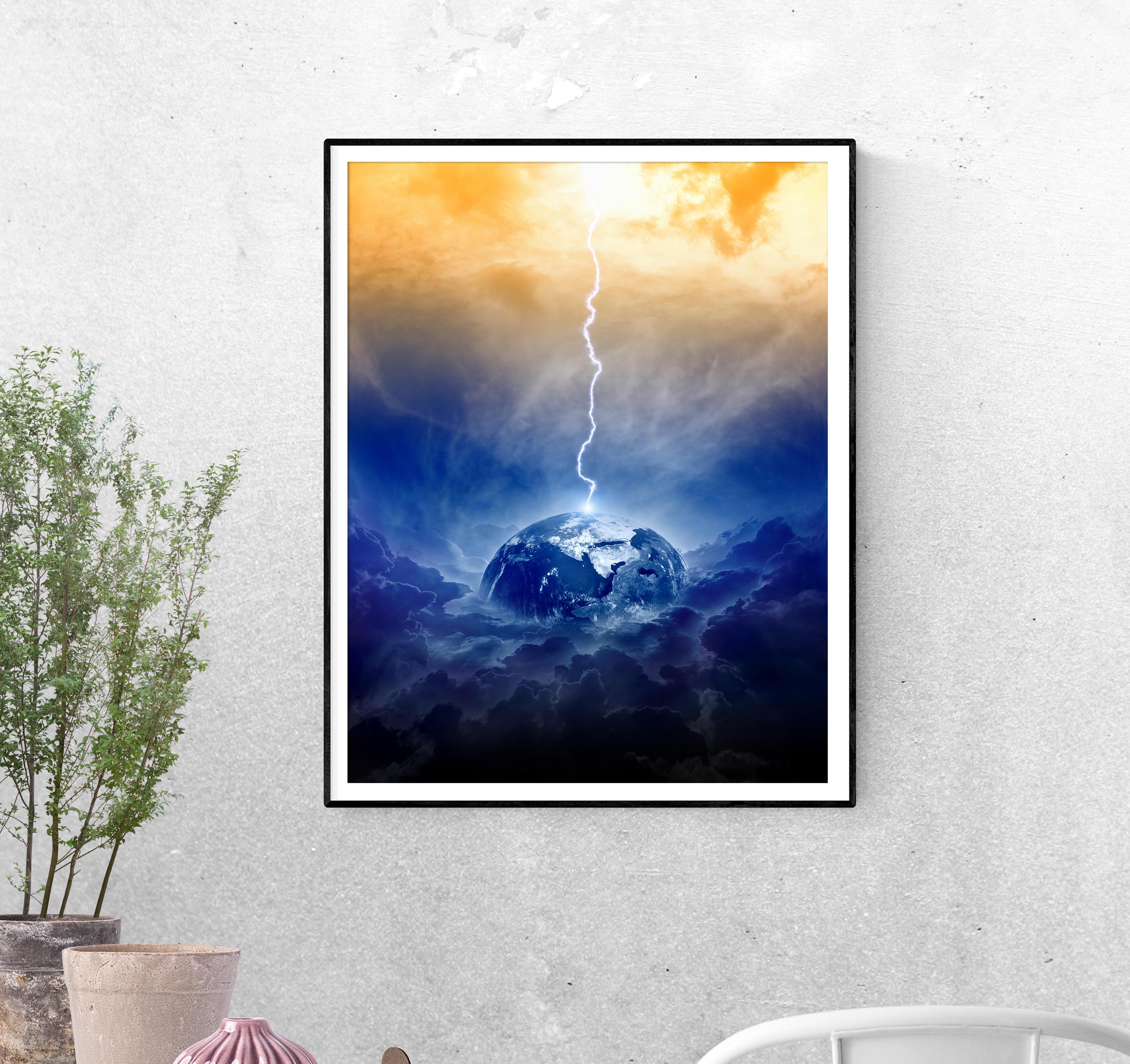 Постер Космическая стихия формат А-4