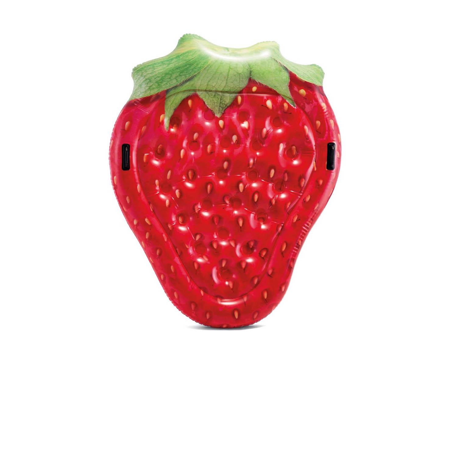 Матрац пляжний надувний Intex 58781 Суниця 168х142 см