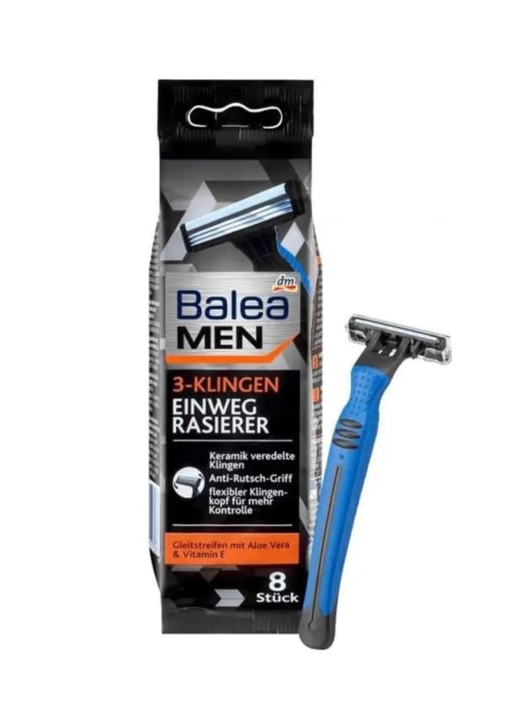 Станок для бритья Balea Men 3 лезвия 8 шт. (НФ-00003793)