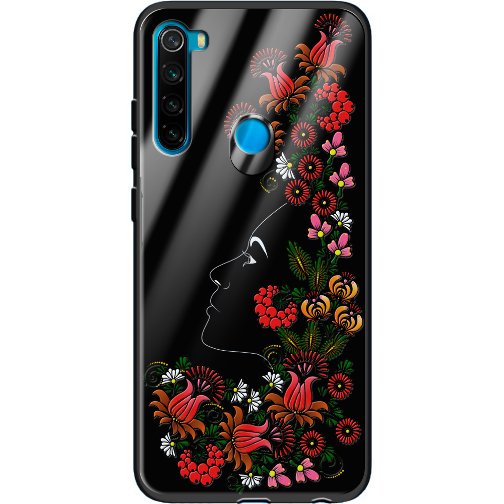 Чохол Boxface Xiaomi Redmi Note 8 3D Ukrainian Muse Чорний силікон зі склом (38214-bk64-38351)