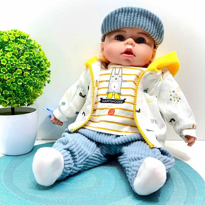 Кукла пупс Мой малыш мягконабивная 44 см (M 5924 B)