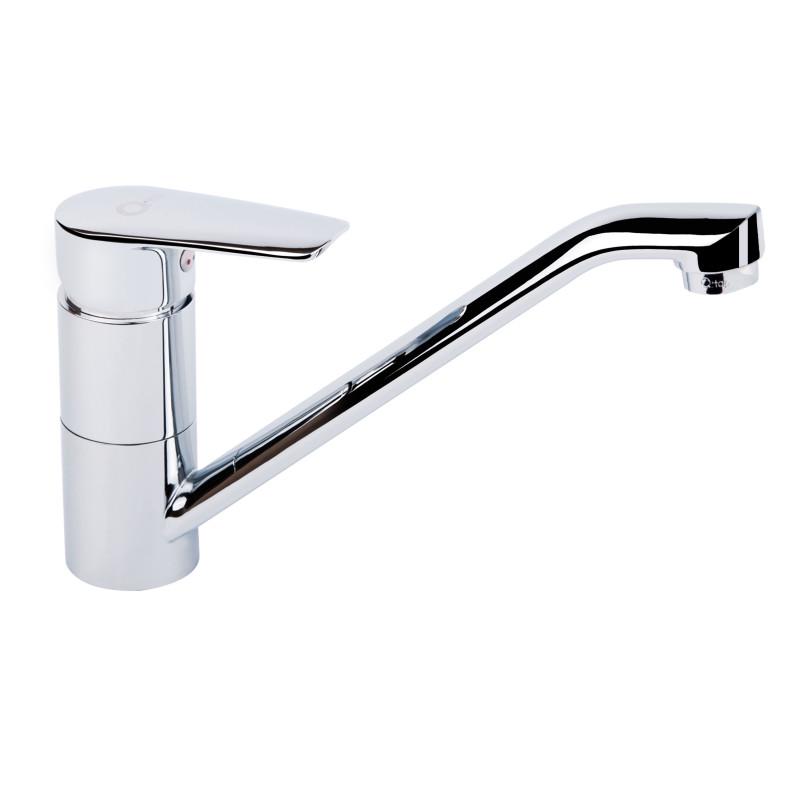 Кухонный смеситель однорычажный Q-tap Tenso QTTENCRM002 Хром (48079)