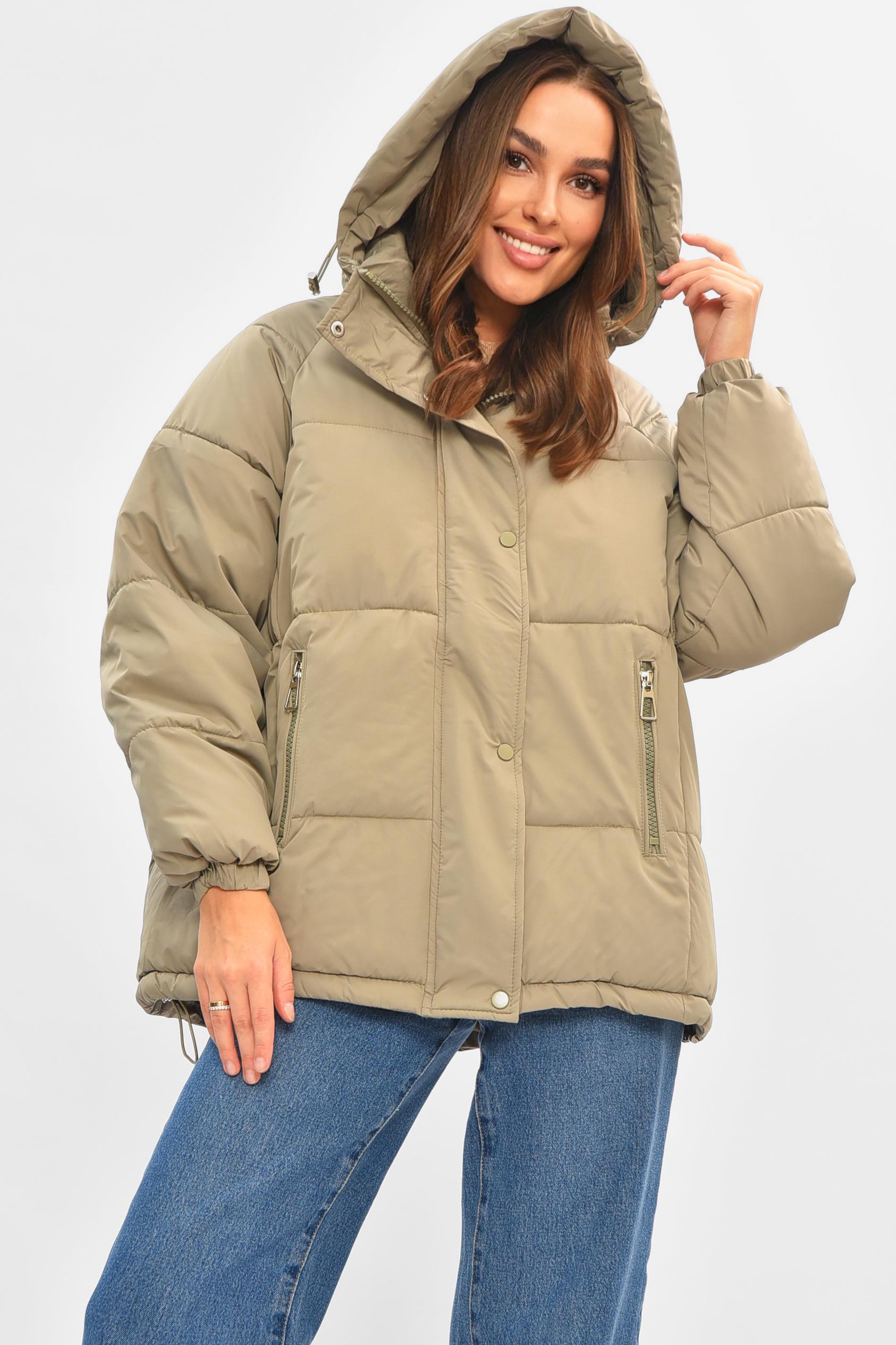 Куртка женская демисезонная XL Оливковый (205645) Куртка женская демисезонная XL Оливковый (205645)