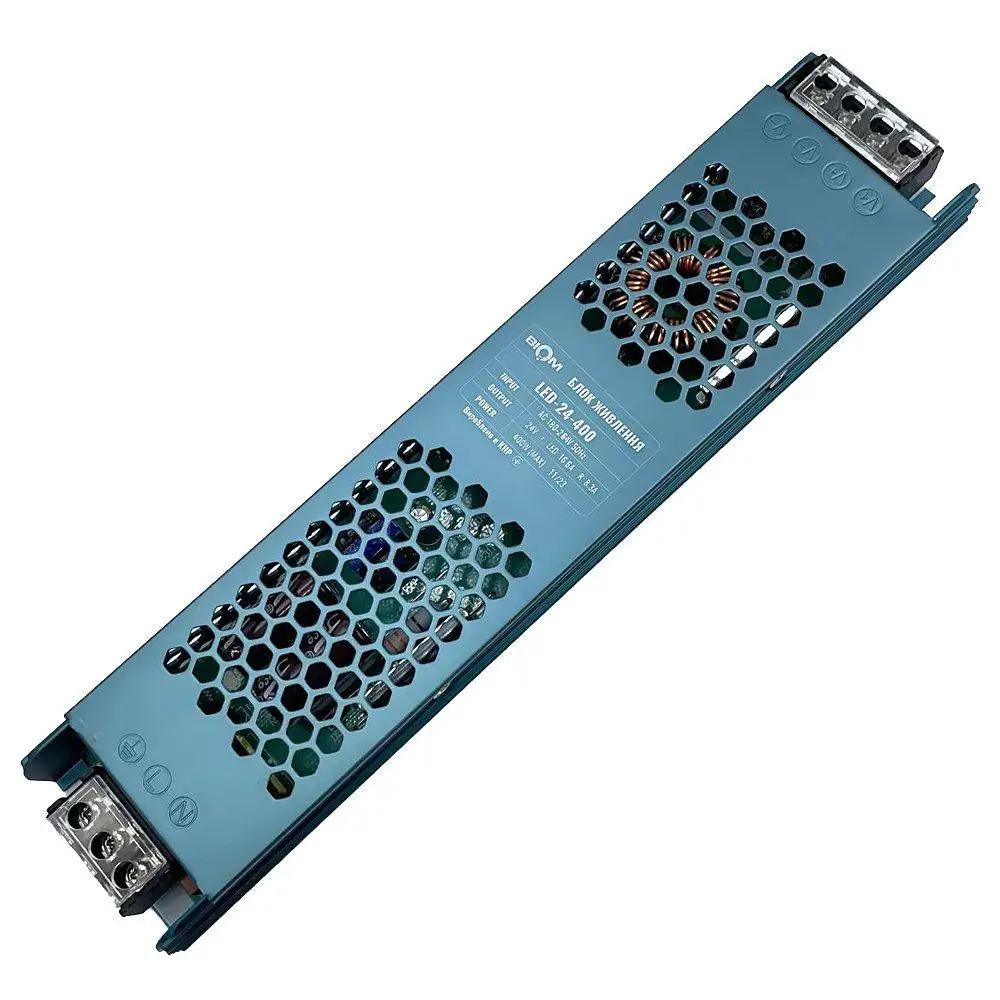 Блок питания Biom DC24 металлический узкий 400W 16,6А (LED-24-400/27774262) Блок питания Biom DC24 металлический узкий 400W 16,6А (LED-24-400/27774262)