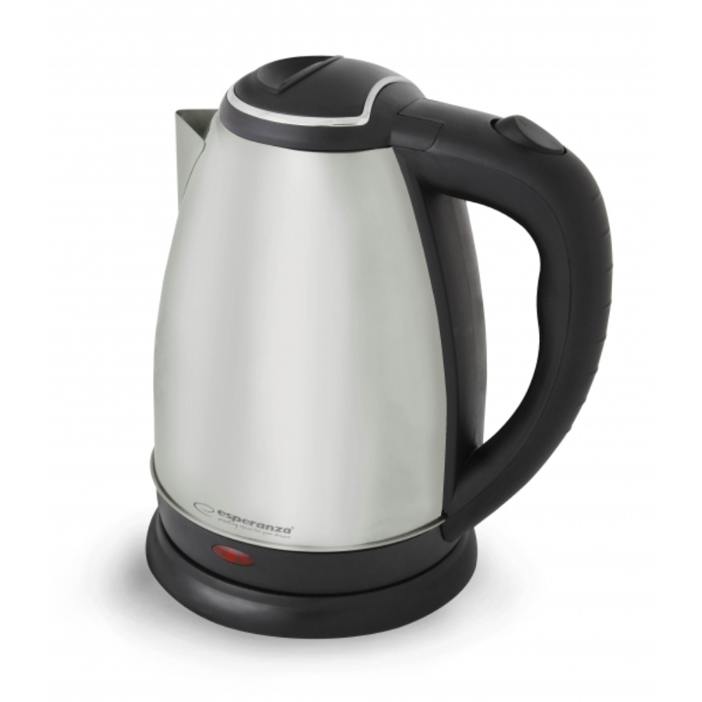 Электрочайник Esperanza EKK104X Kettle Tugela 1,8 л 2200 Вт Серебристый с черным (587762)