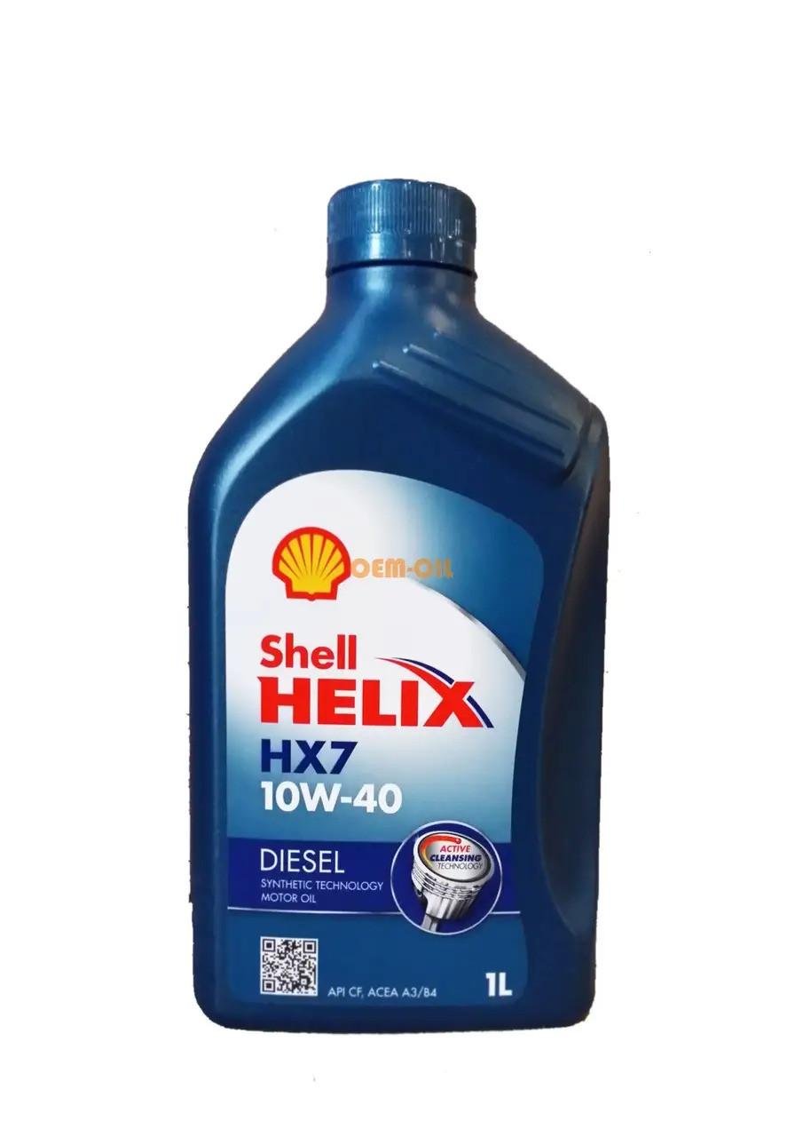 Моторное масло Shell Helix HX7 Diesel 10W-40 1 л (550046646)