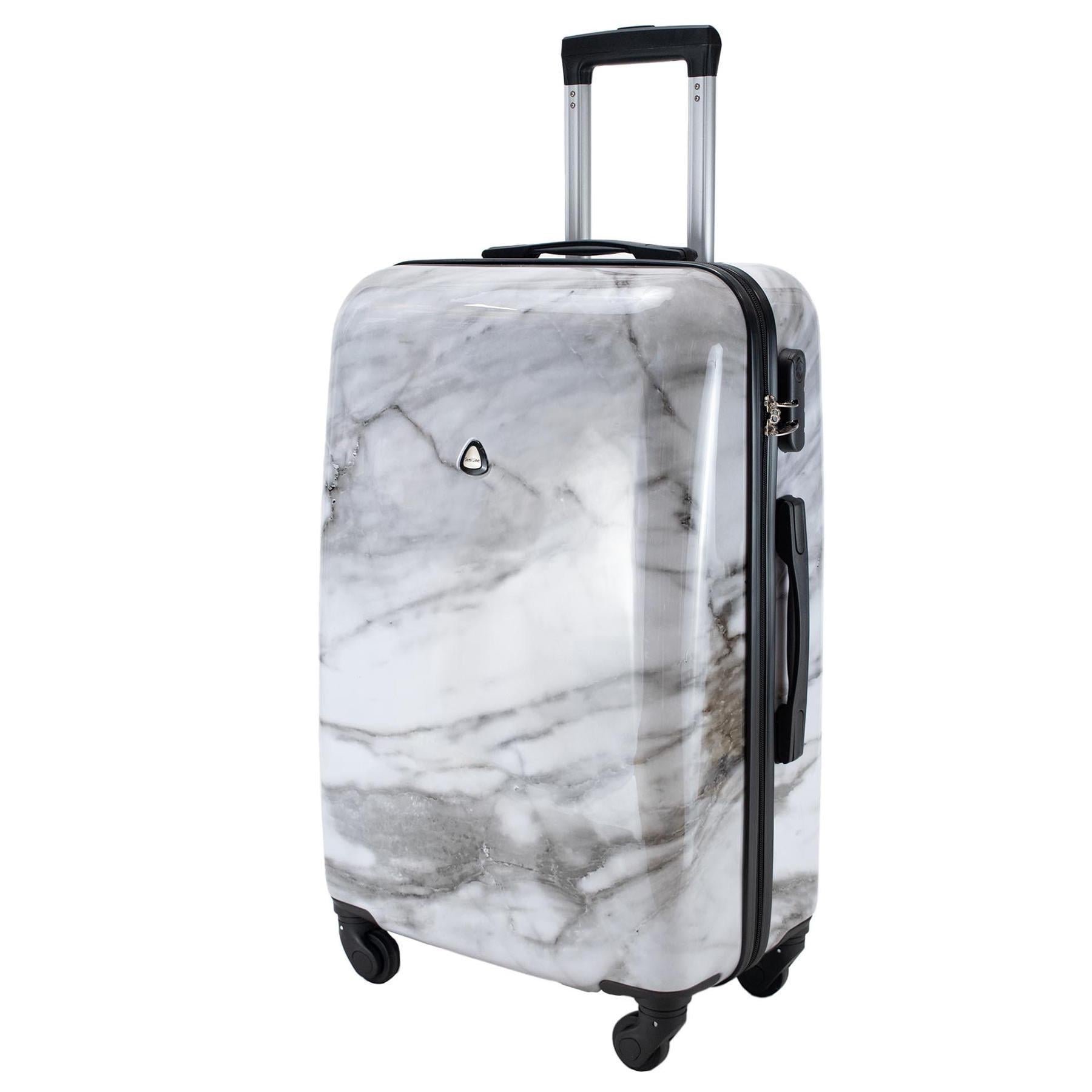 Чемодан SEMI LINE 24" M White Marble (T5731-2)