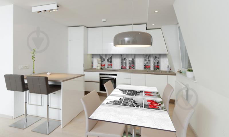 Наклейка виниловая на стол Zatarga «Окна» 650х1200 мм Z180857/1st