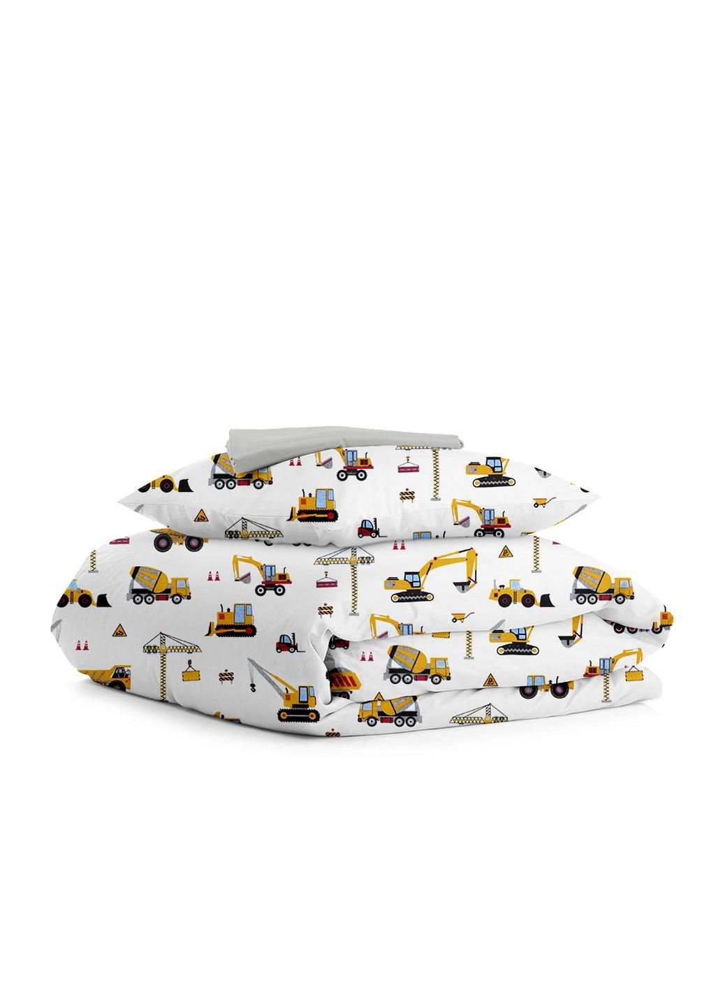 Подростковое постельное бельё Building Yellow/grey