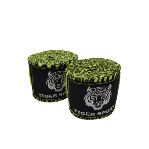 Бінт боксерський TigerSport 5 м еластичний Зелений (151650)