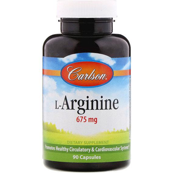Аргинин Carlson Labs L-Arginine 675 мг 90 Caps CAR-06731 Аргинин Carlson Labs L-Arginine 675 мг 90 Caps CAR-06731