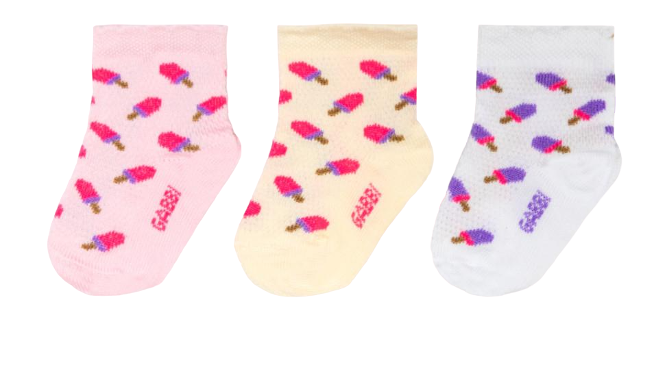 Носки детские хлопковые демисезонные для девочки Gabbi NSD-404 р. 8-10 6 пар (90404)