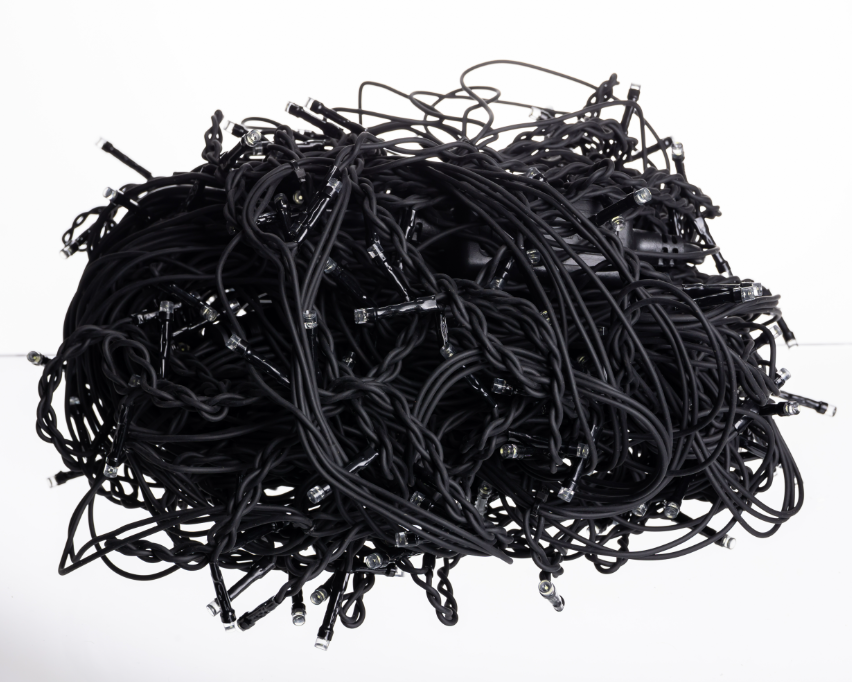 Гирлянда бахрома уличная 335 LED 20 м от сети черная нить Белый - фото 4 Гирлянда бахрома уличная 335 LED 20 м от сети черная нить Белый - фото 4