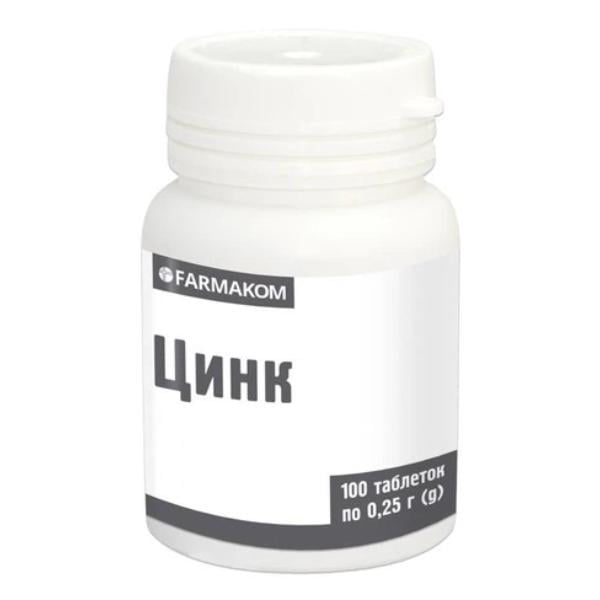 Микроэлемент Цинк Farmakom Цинк 100 таб. (000027534)