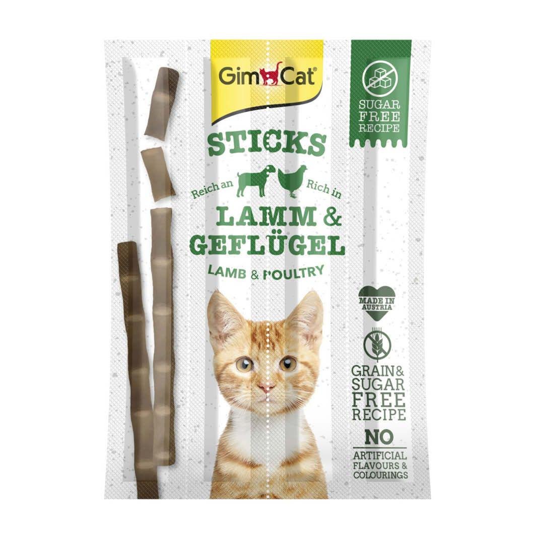 Лакомство для кошек GimCat Sticks с ягненком и мясом птицы 4х5 г (27732988)