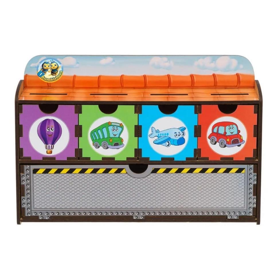 Игрушка детская деревянная Ubumblebees PSD005 Транспорт-1