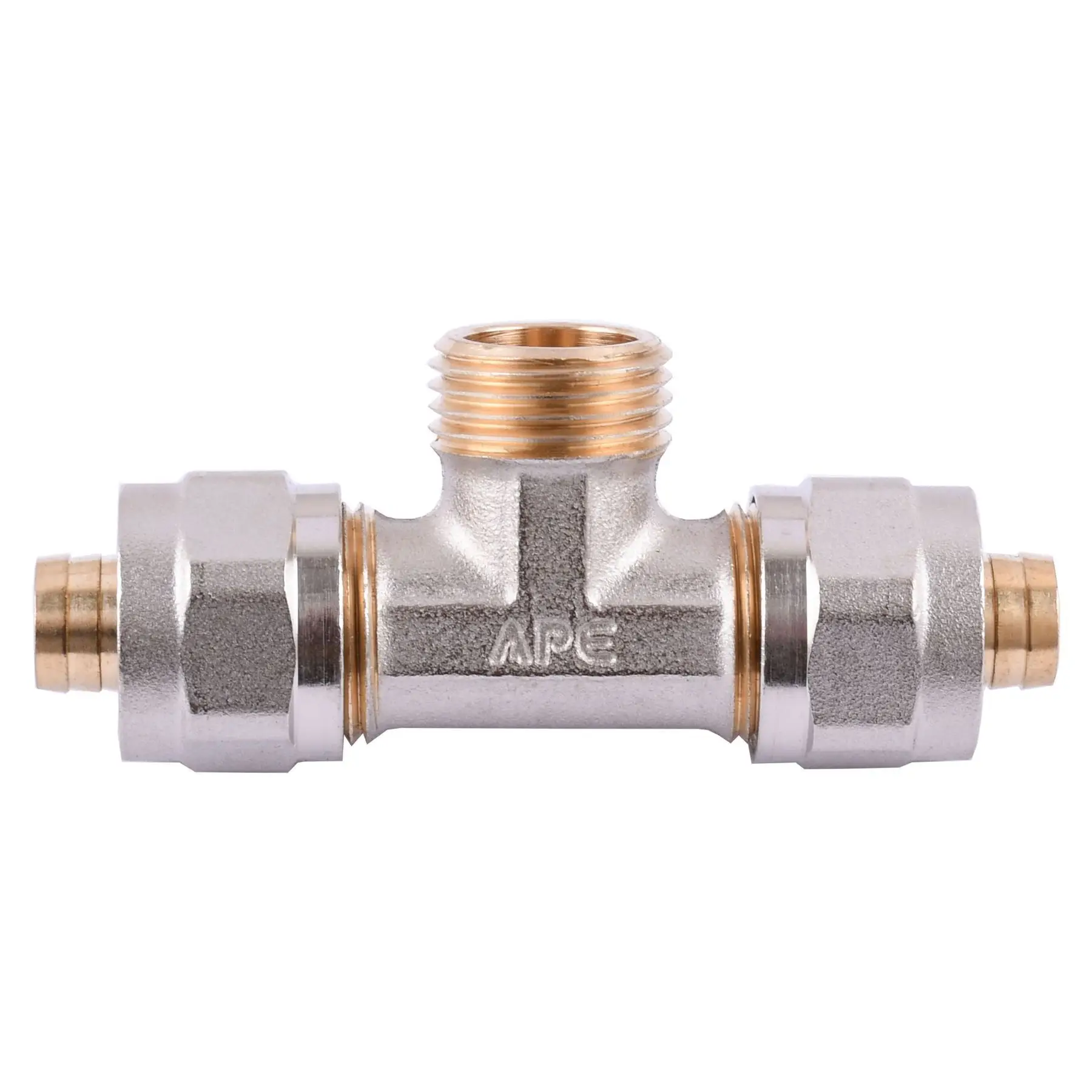 Тройник с наружной резьбой APE ITALY 733 L 16x1/2x16 (GSR-000000860)
