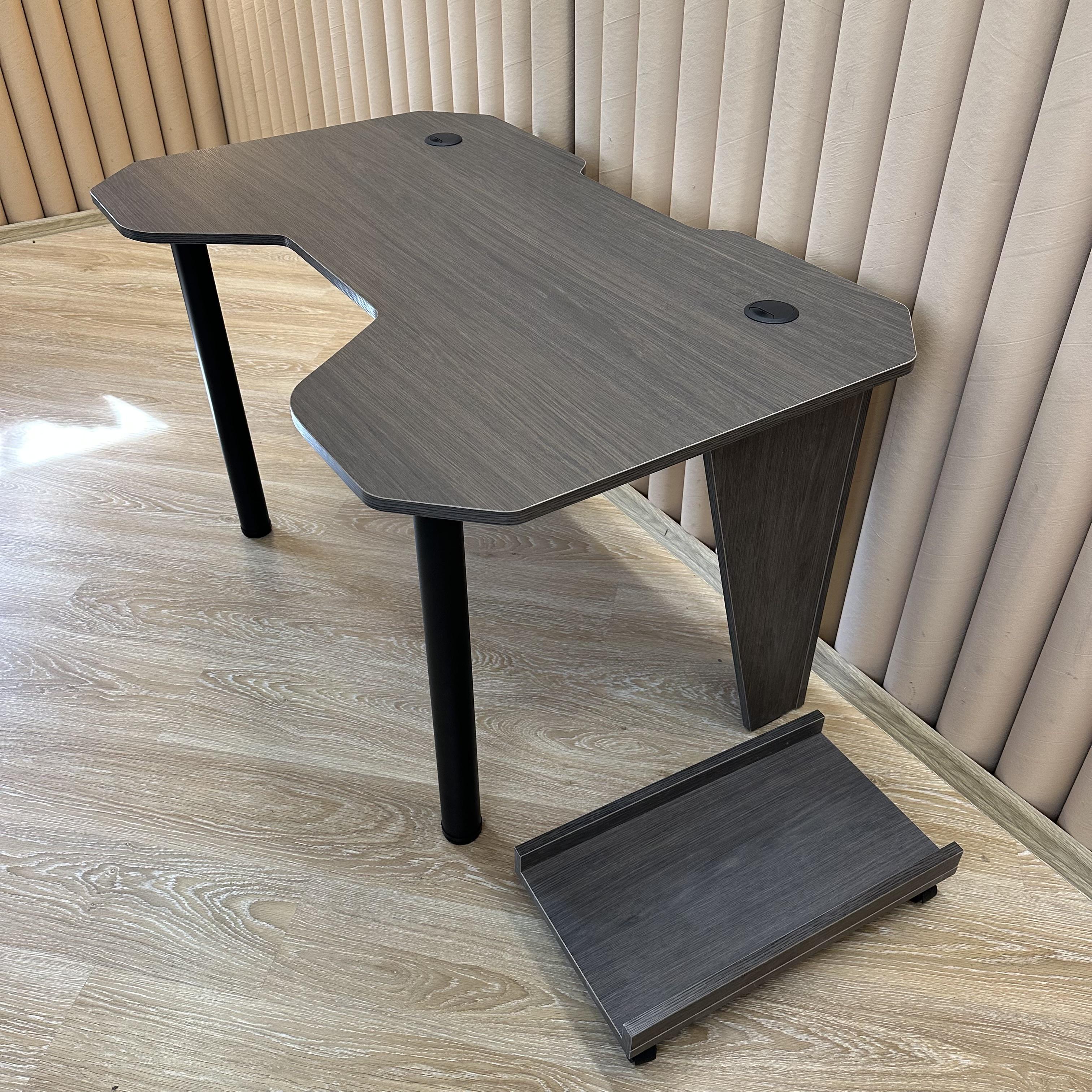 Стол компьютерный геймерский Drom Призма с подставкой под ПК на колесах Коричневый Стол компьютерный геймерский Drom Призма с подставкой под ПК на колесах Коричневый