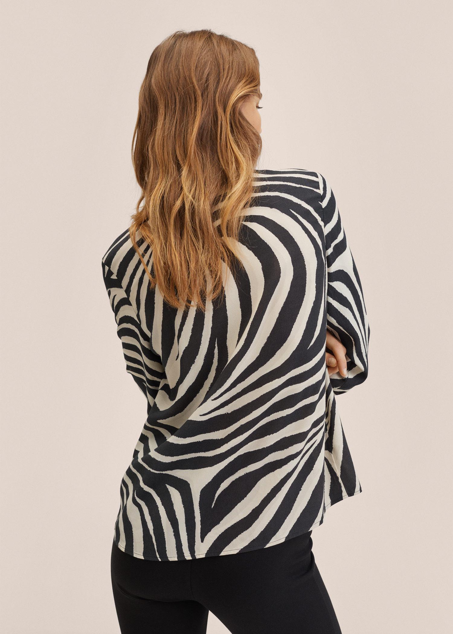 Блузка женская Mango 27033270 р. 20 Черный (1841323) - фото 5